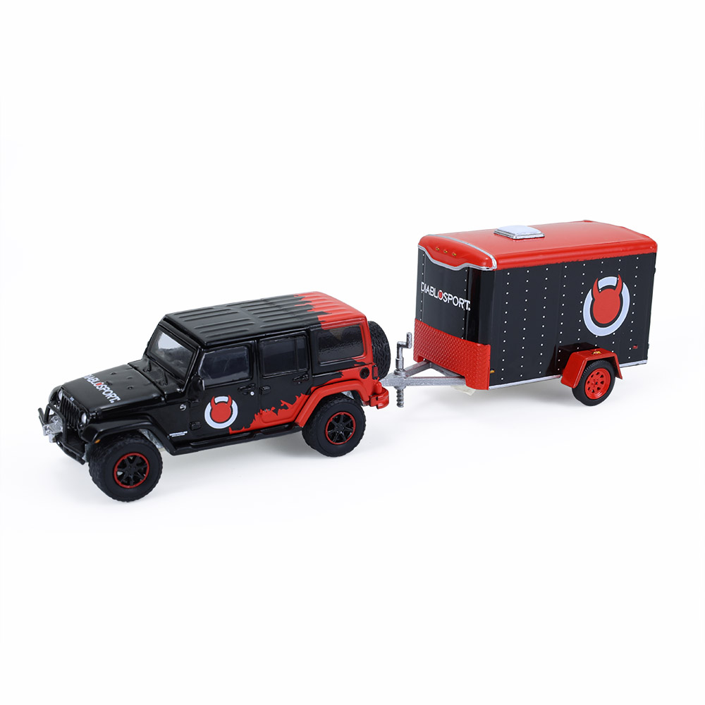Wrangler Unlimited with Small Cargo Trailer