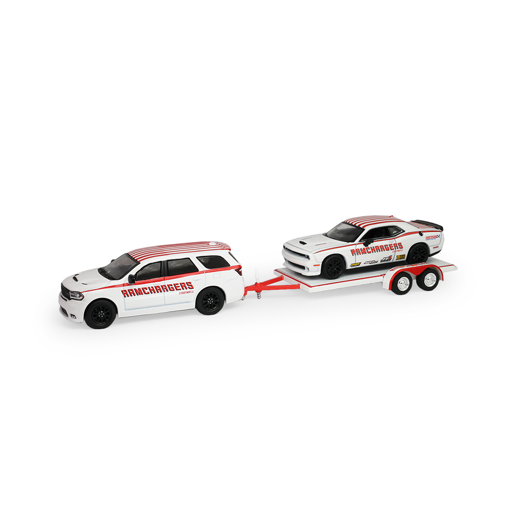 Durango & Dodge Challenger SRT/Hellcat with Flatbed Trailer