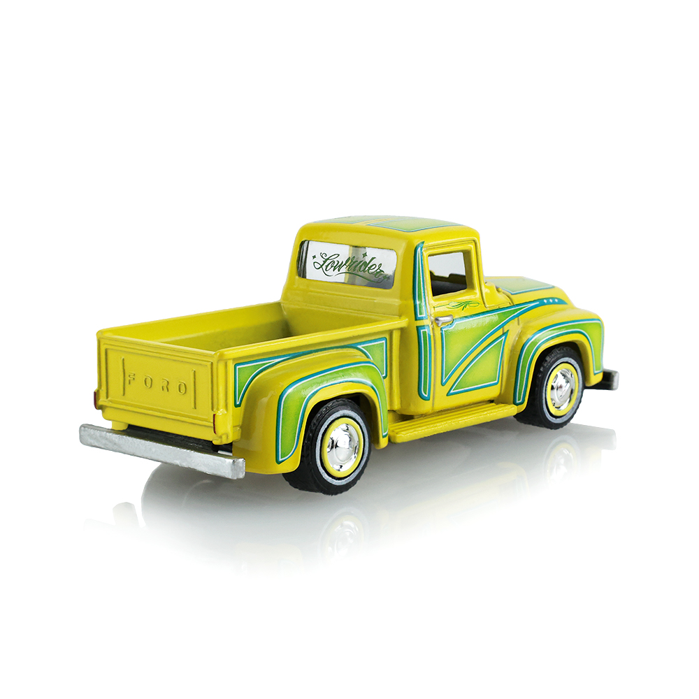 1954 Ford F-100 - Lowriders - Bright Yellow – Sergio Rocha Collaboration (Hobby Exclusive)