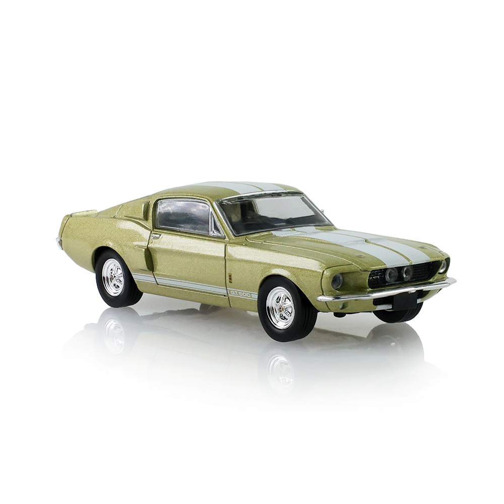 1967 Shelby GT-500 Fastback The Mustang Stampede Series - Lime Gold (New Tooling)