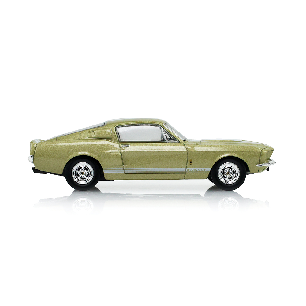 1967 Shelby GT-500 Fastback The Mustang Stampede Series - Lime Gold (New Tooling)