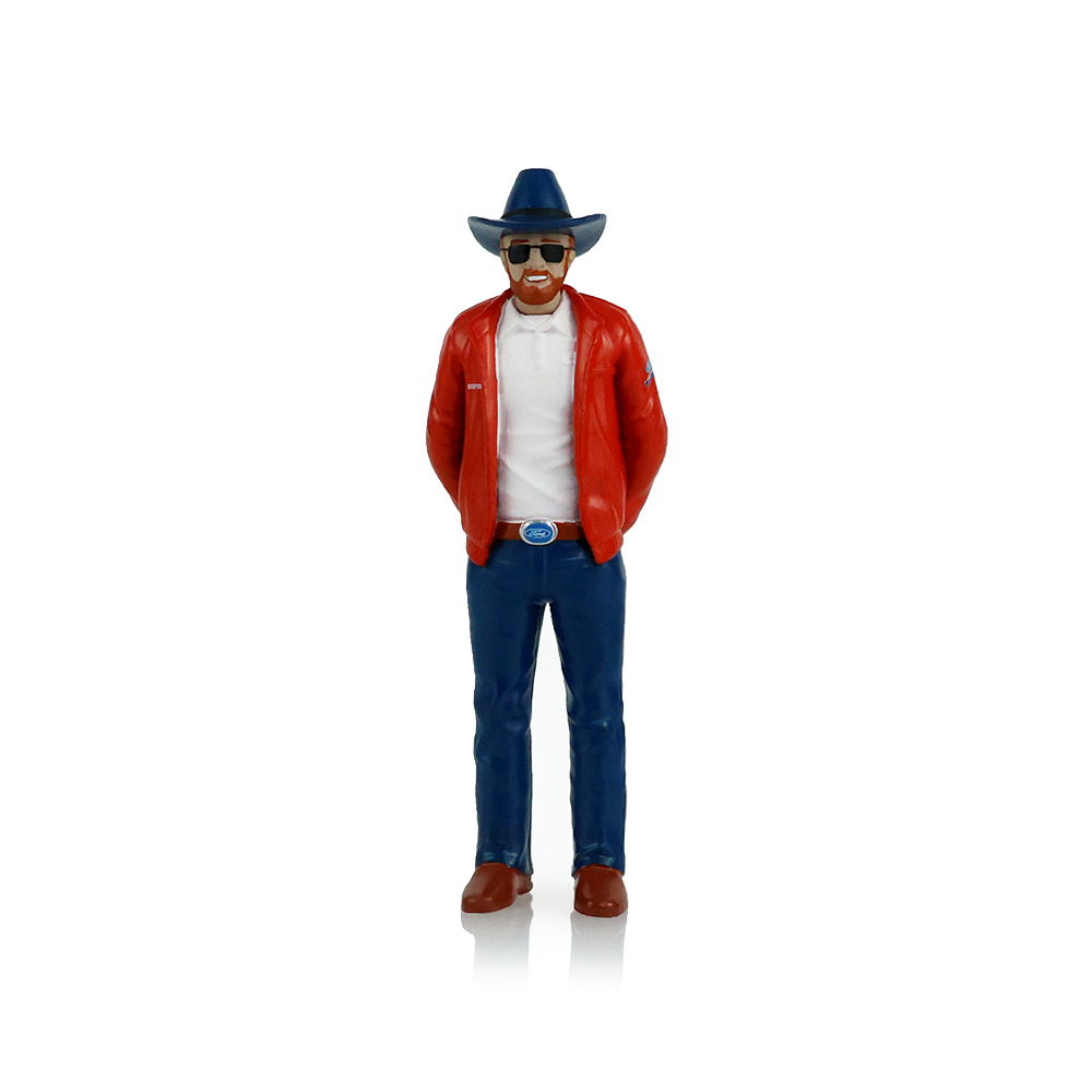 Kings of Crunch - Bigfoot #1 - 1979 Ford F-250 Monster Truck USA 250 Tribute with 1:18 Bob Chandler Standing Figure