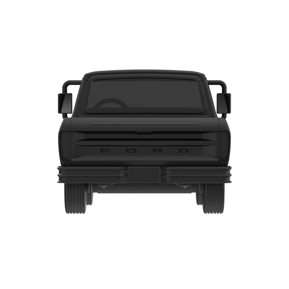 1979 Ford F-100 Custom Pickup - Matte Black