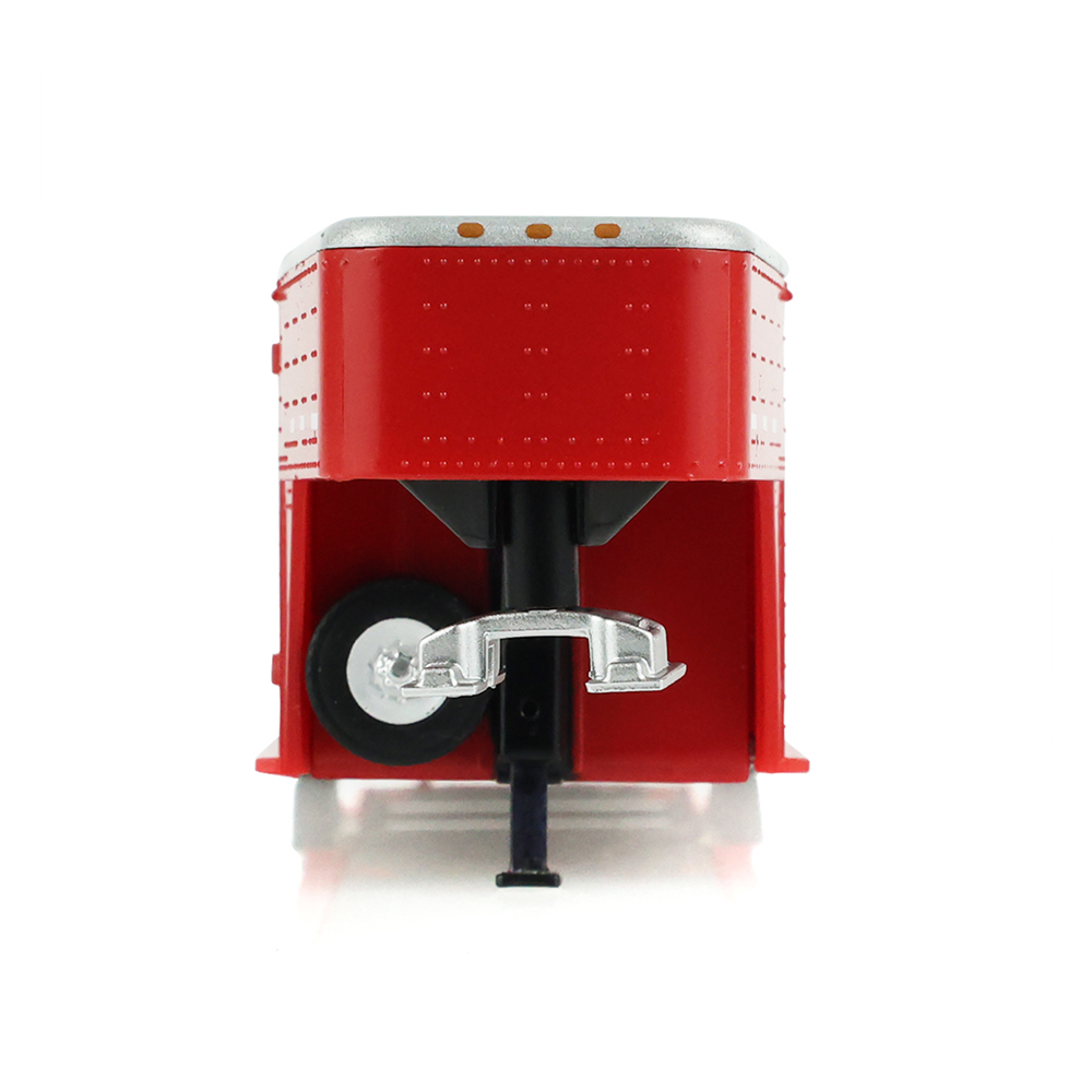 26-Foot Continuous Gooseneck Livestock Trailer - Red