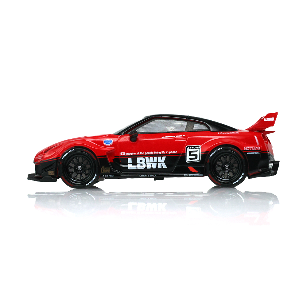 LB-Silhouette Works GT 35GT-RR Version II - Red & Black