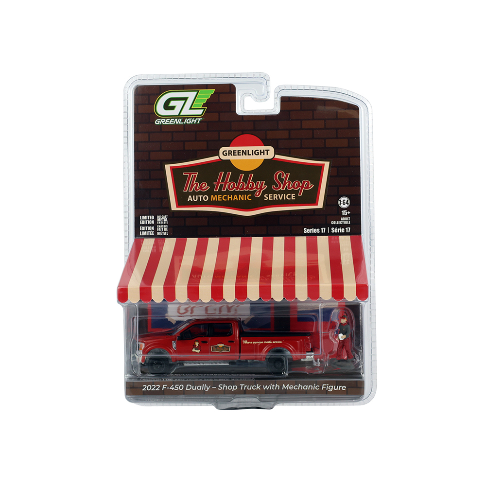 2022 Ford F-450 Dually – Shop Truck with Mechanic Figure - The Hobby Shop