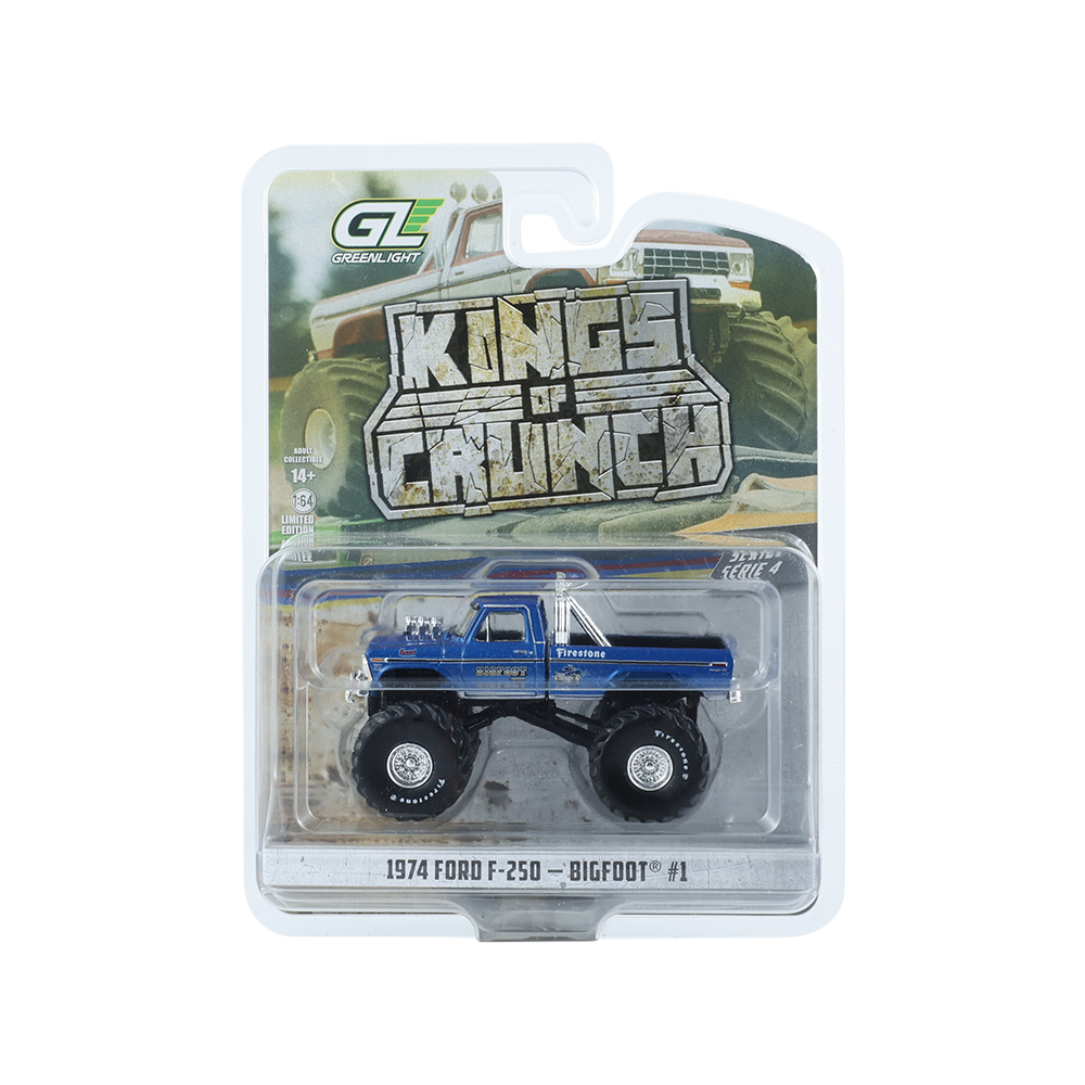 1974 Ford F-250 Monster Truck - Bigfoot #1 - (Clean Version with 66-Inch Tires) Solid Pack