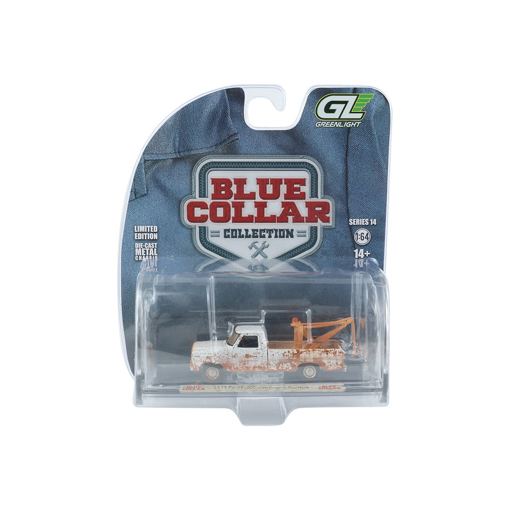 1973 Ford F-100 with Drop-In Tow Hook - White (Weathered)