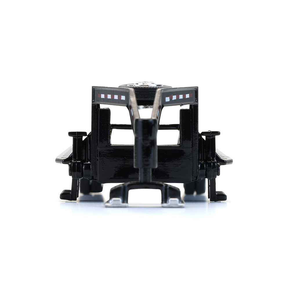 Gooseneck Trailer - Black with Red and White Conspicuity Stripes (Hobby Exclusive)